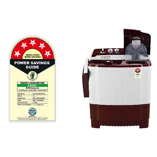 LG 7.5Kg Semi Automatic Top Load Washing Machine