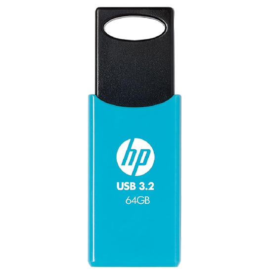 HP 712w 64GB USB 3.2 Flash Drive- Blue