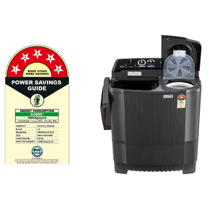 LG 8Kg Semi Automatic Top Load Washing Machine