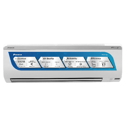 Daikin 1.5 Ton 3 Star Inverter Split AC FTKC50UV, White