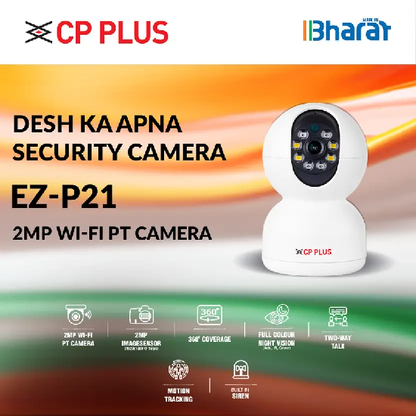 CP PLUS EZ-P21 FULL HD Wi-Fi PT Indoor Camera