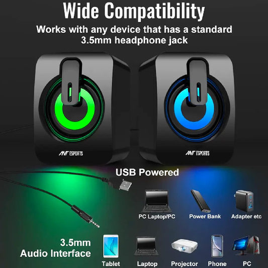 Ant Esports GS170 Gaming Speaker 2.0 USB