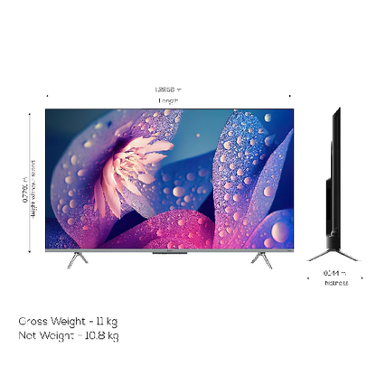 Haier 139 cm (55 inches) UHD -Smart Google TV