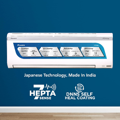 Daikin 1.5 Ton 5 Star Inverter Split AC FTKM50, White
