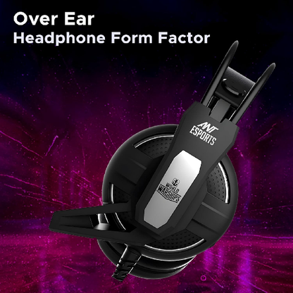 Ant Esports H520W Lightweight Gaming Over Ear Wired Headphones