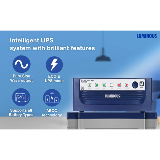 Luminous UPS Square Wave Eco Watt Neo 800 Inverter