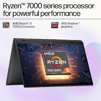 HP Envy x360 2-in-1 Laptop 15,AMD Ryzen™ 5 7530U,15.6-inch