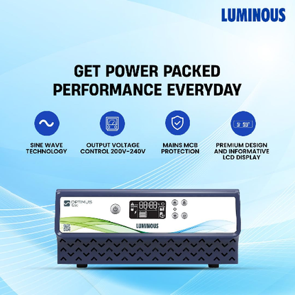 Luminous Optimus 1250 Pure Sine Wave Inverter 1100VA Inverter