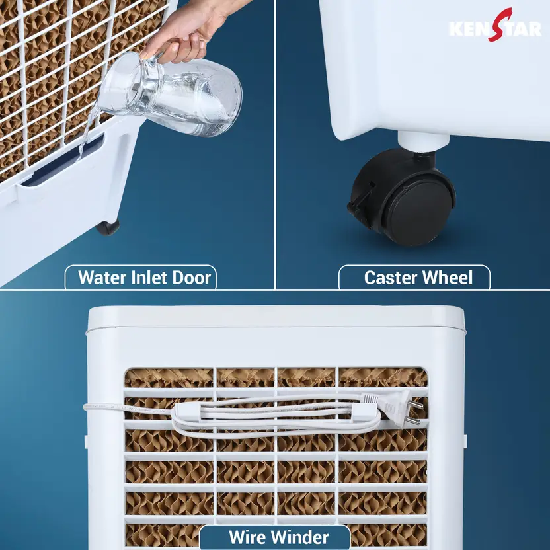 Kenstar 45 L White with Black Control Panel, TallDe HC 45