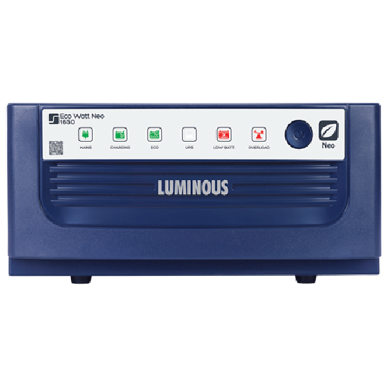 Luminous Eco Watt Neo 1650 1500 VA/1260W Square Wave Inverter
