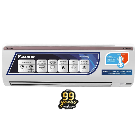 Daikin 1.8 Ton 3 Star Hot & Cold Inverter Split FTHT60UV, White