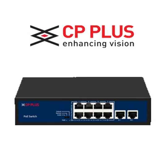 CP Plus 8 Port PoE Switch (CP-DNW-HPU8H2-96)