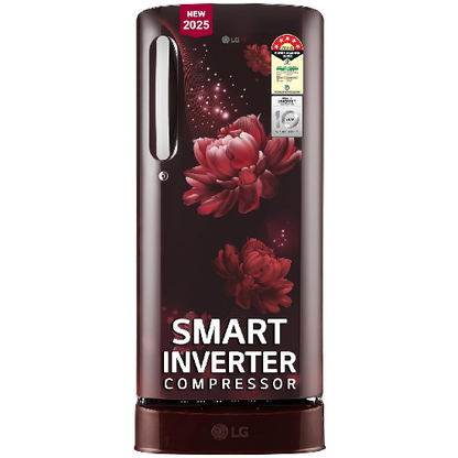 LG 185 L, 5 Star, Smart Inverter Single Door Refrigerator