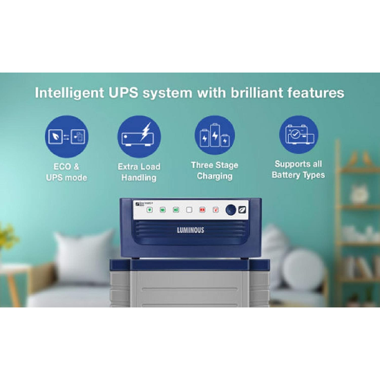 Luminous UPS Sine Eco Volt Neo 750 Inverter Battery Powered