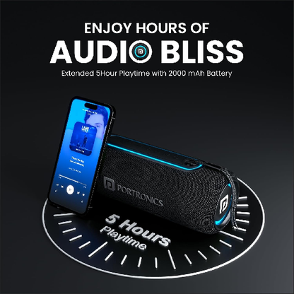 Portronics Resound 2 15W HD Sound Portable Wireless Bluetooth Speaker