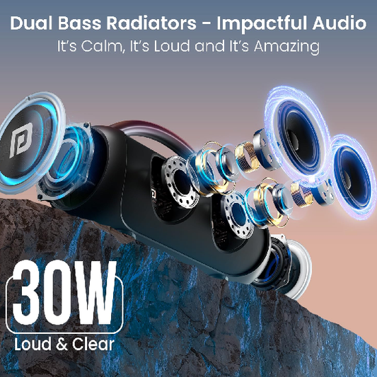 Portronics 30W Radiant 2 Portable Bluetooth Speaker