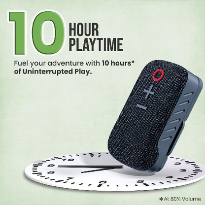 Portronics Talk Three Wearable Bluetooth Speaker with Mic