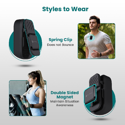 Portronics Talk Four 2W Wearable Bluetooth Speaker with Mic