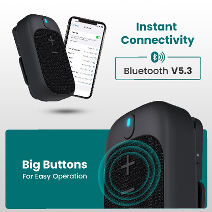 Portronics Talk Four 2W Wearable Bluetooth Speaker with Mic