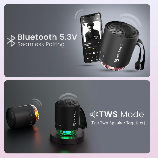 Portronics Soundpot Pro 20W Portable Bluetooth Speaker with in Built Mic