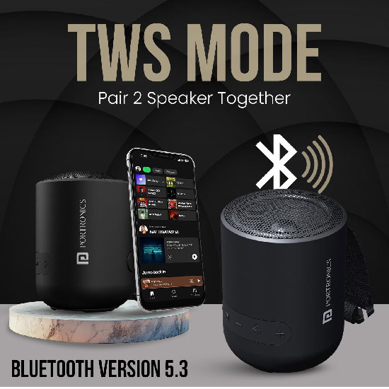 Portronics Soundpot 20W Wireless Bluetooth Portable Speaker