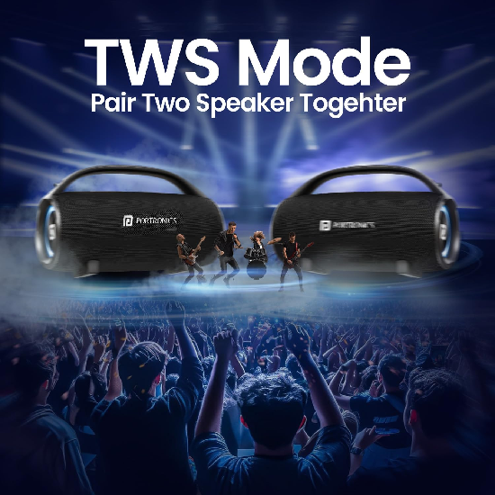 Portronics Thunder 2.0 60W Wireless Bluetooth Party Speaker