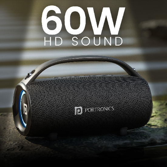 Portronics Thunder 2.0 60W Wireless Bluetooth Party Speaker
