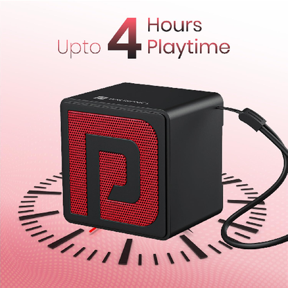 Portronics Nugget 3W Mini Pocket Bluetooth Speaker with Upto 4 Hours Playtime, HD Sound, Bluetooth