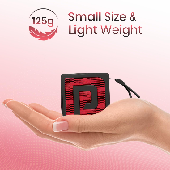 Portronics Nugget 3W Mini Pocket Bluetooth Speaker with Upto 4 Hours Playtime, HD Sound, Bluetooth