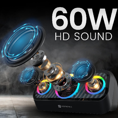 Portronics Microblast 60W HD Sound Portable Party Speaker