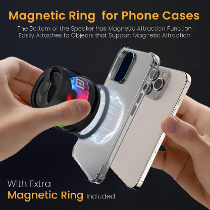 Portronics Nadya 6W Magnetic Bluetooth Speaker with MagSafe Mobile Stand