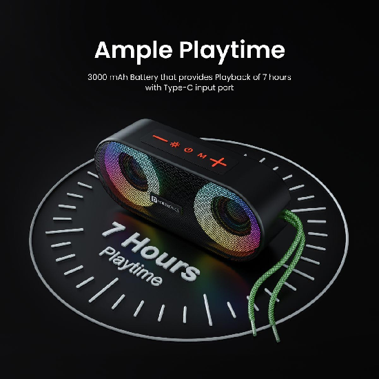 Portronics Pixel 3 20W Portable Wireless Bluetooth Speaker