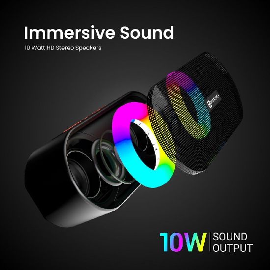 Portronics Pixel 3 20W Portable Wireless Bluetooth Speaker