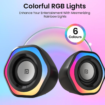 Portronics in Tune 4 6W Portable USB Powered Wired Speaker