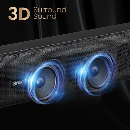 Portronics Pure Sound 107 | 200W Soundbar with Subwoofer for Deep Bass