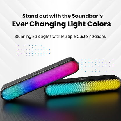 Portronics Decibel 23 16W Wireless Bluetooth Soundbar with LED Lights