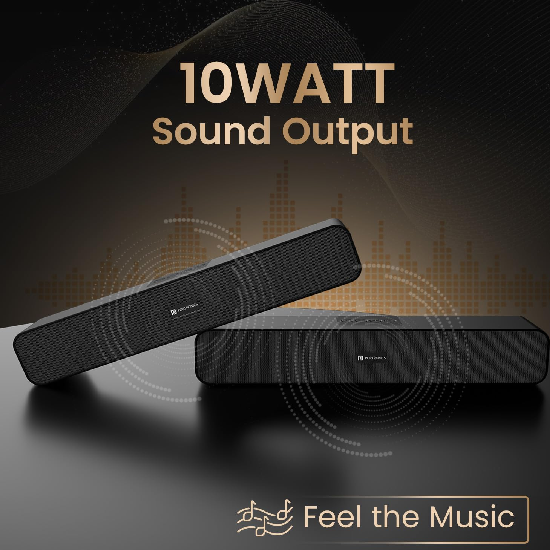 Portronics Decibel 24 | 10W Bluetooth Soundbar Speaker