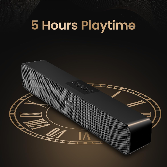 Portronics Decibel 24 | 10W Bluetooth Soundbar Speaker