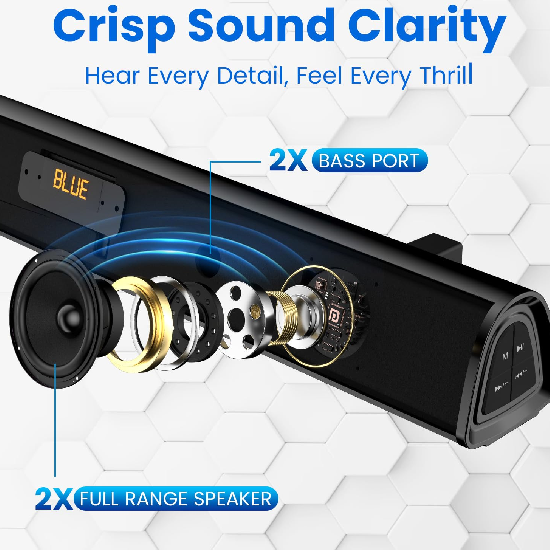 Portronics Pure Sound 106 | 120W Bluetooth Soundbar