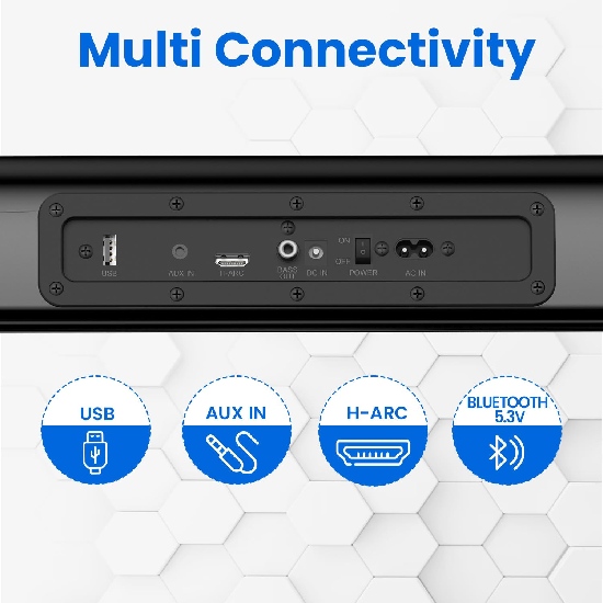 Portronics Pure Sound 106 | 120W Bluetooth Soundbar