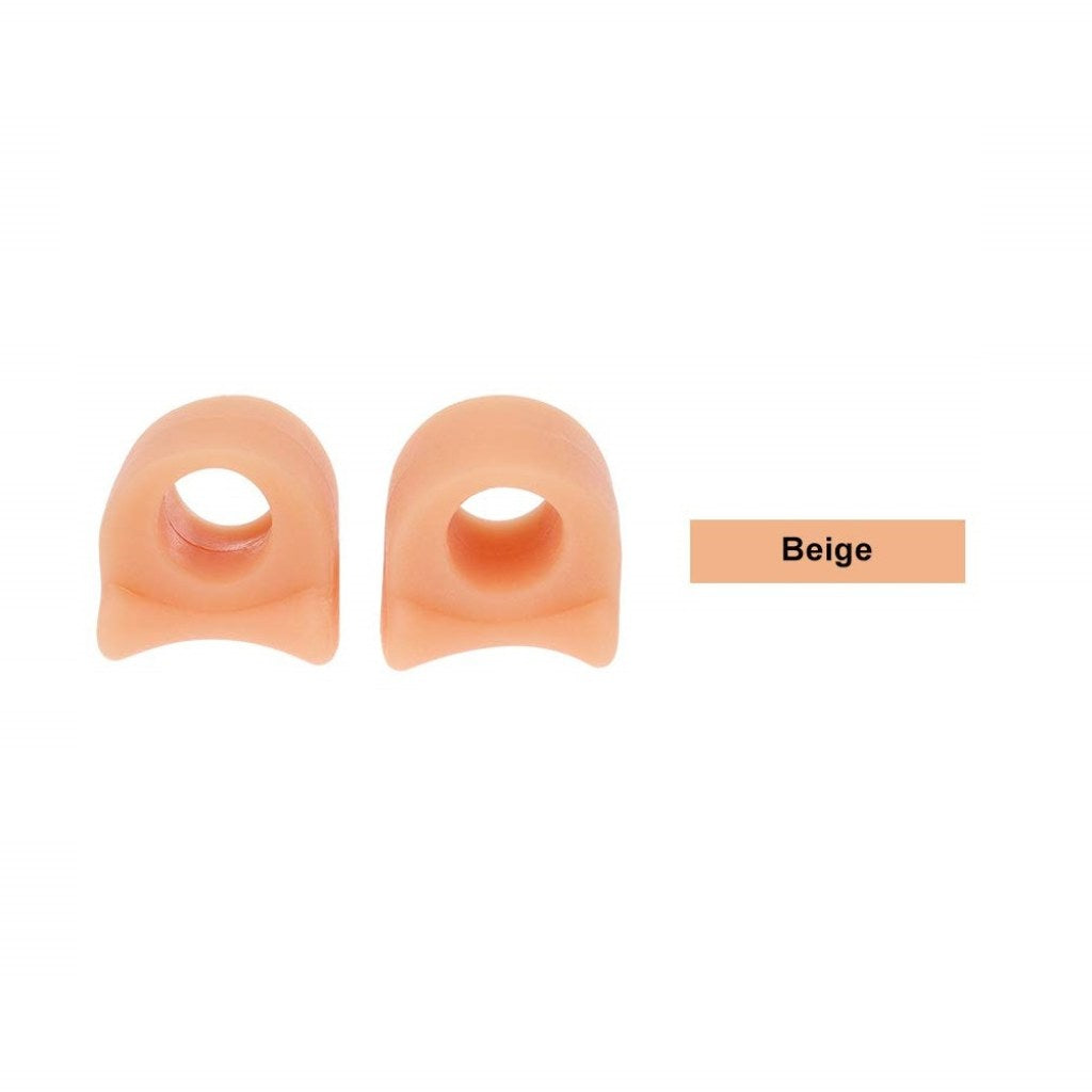 Quick Secure Silicone Gel Toe Separator Ring 1 Pair