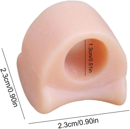 Quick Secure Silicone Gel Toe Separator Ring 1 Pair