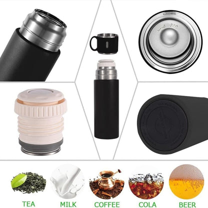 Stainless Steel Vacuum Flask Set
