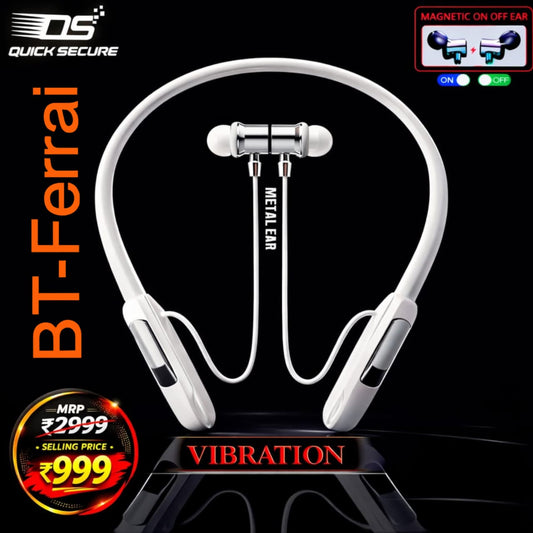 Quick Secure BT FERARI Bluetooth Neckband Earphones