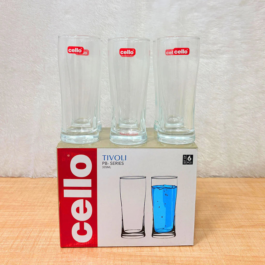 Cello Tivoli Glass Tumbler Set, 335ml